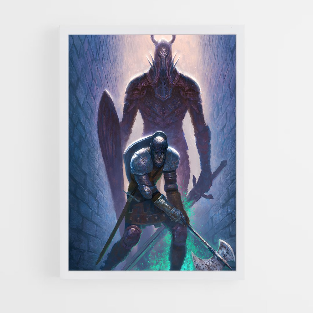 Poster L'Épée du Péril – affiche Dark souls (vue 3)